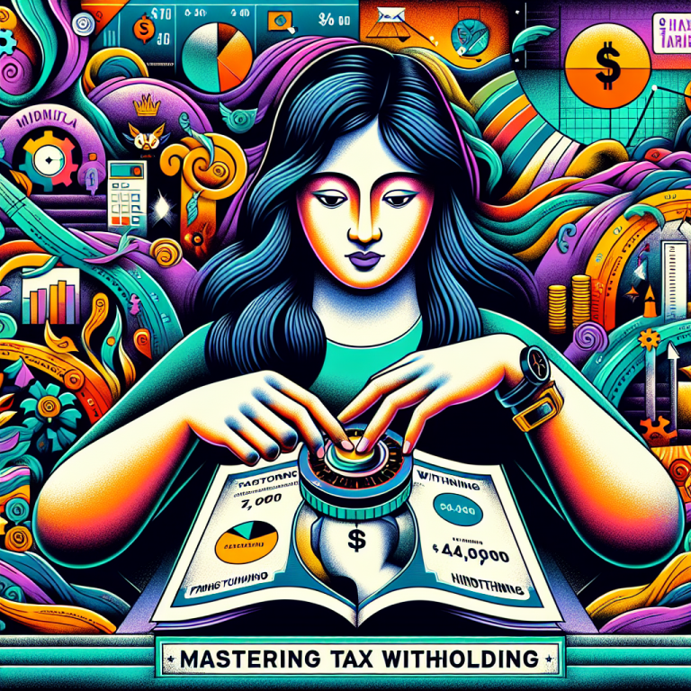 Mastering Tax Withholding: Fine-Tune Your Paycheck and Dodge Surprises