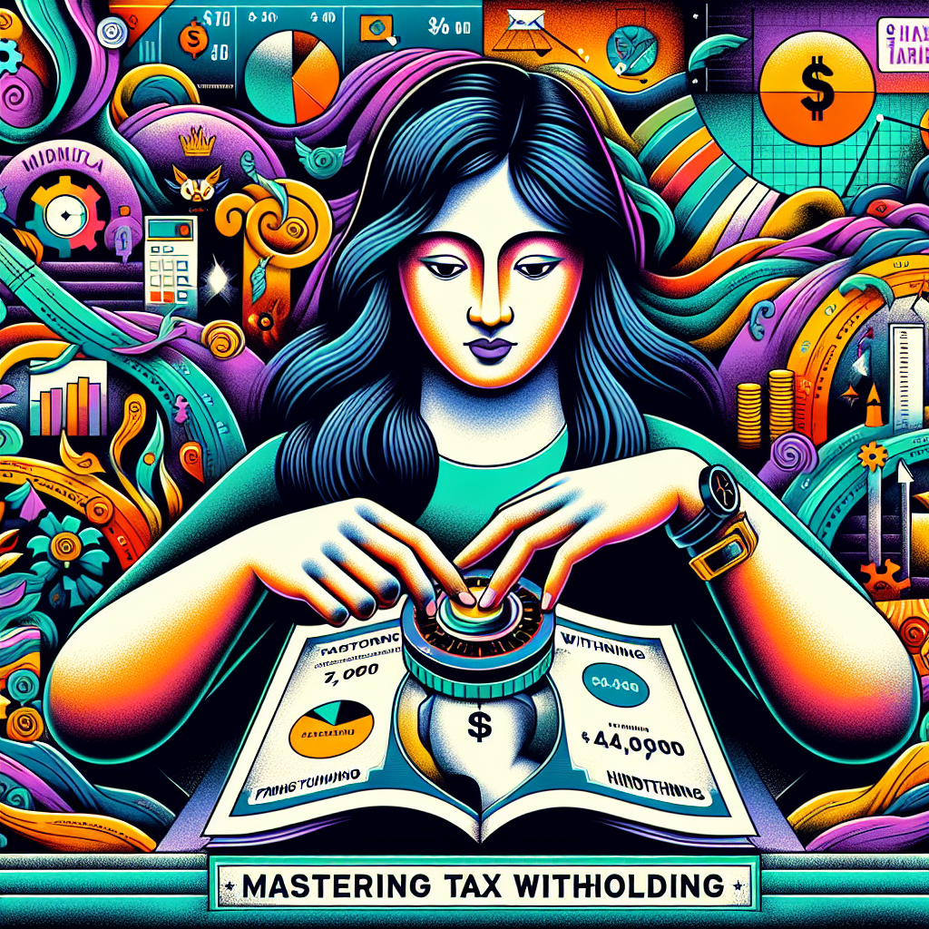 Mastering tax withholding: fine tune your paycheck and dodge surprises